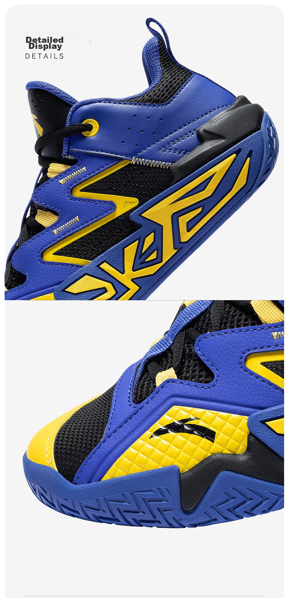 Anta Kids Boys Sports Shoes 2026 Summer Breathable Mesh Durable Cement Basketball Shoes A12621102 49